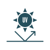 UV izturīgs<br>materiāls